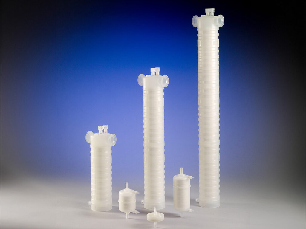 MicroCap Tiefenfiltercapsulen in 6 verschiedenen Größen